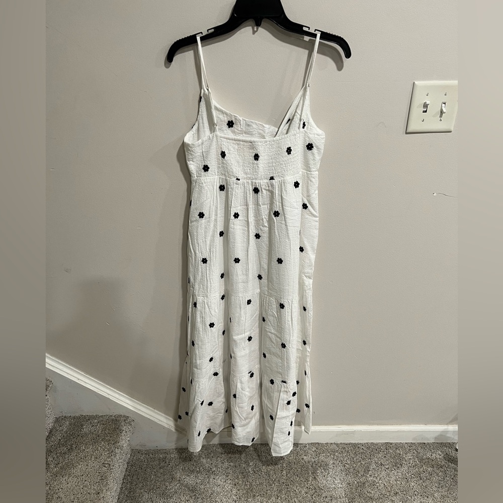 NWT LOFT Floral Twist Cutout Cami Floral Midi Dress - Picture 4 of 9